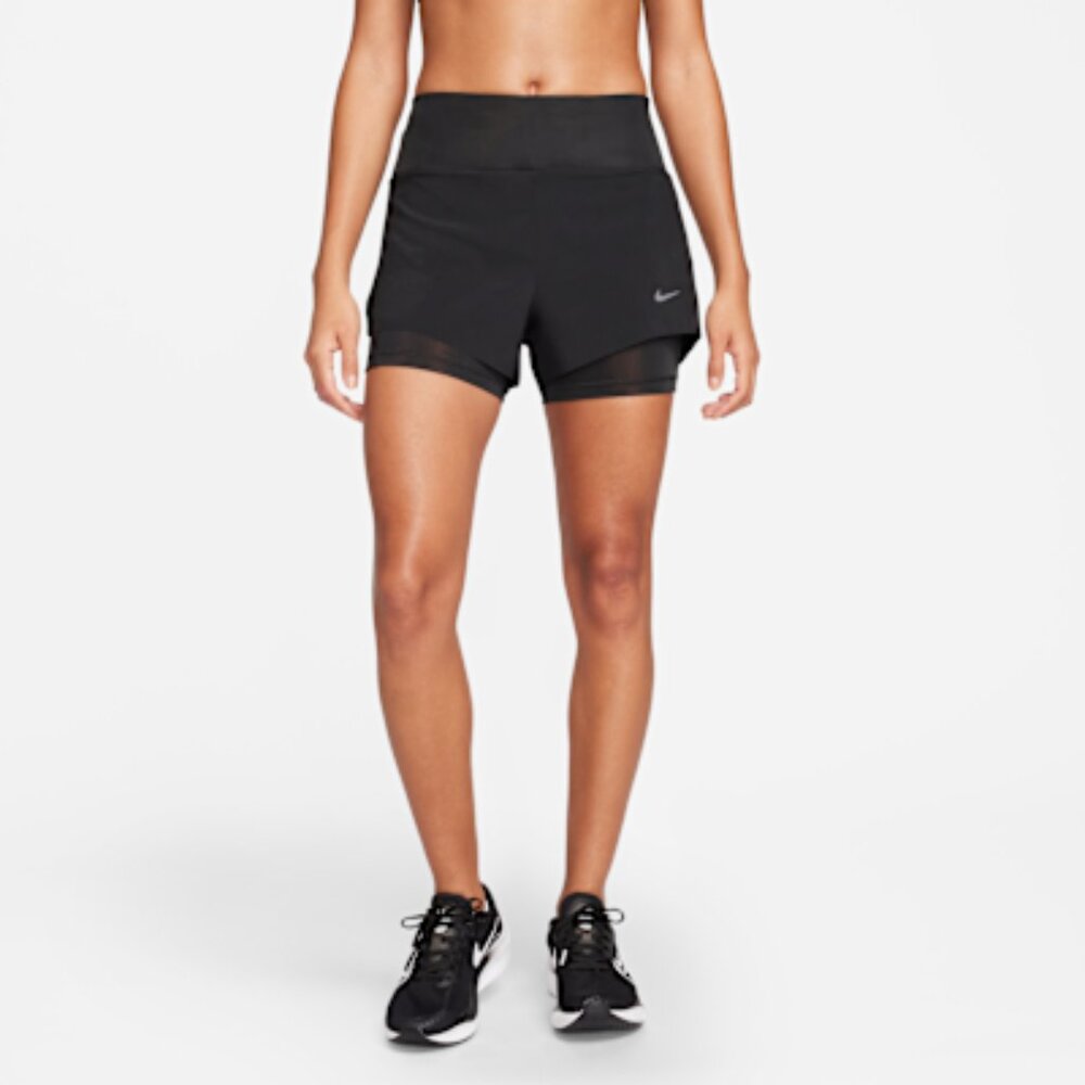 Nike Dri-FIT Swift Women's Mid-Rise 3" 2-in-1 Running Shorts with Pockets